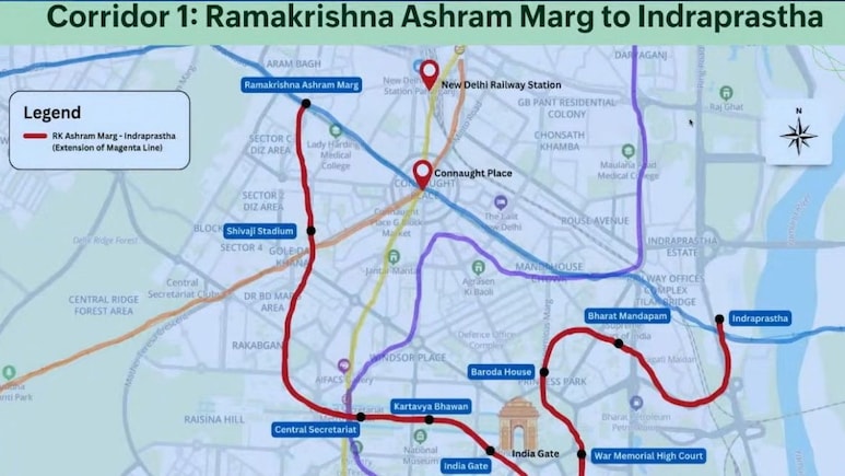 मिनटों में कनॉट प्लेस, कर्तव्य भवन,  इंडिया गेट... आ गया दिल्ली का दिल खुश करने वाला मेट्रो का नया रूट