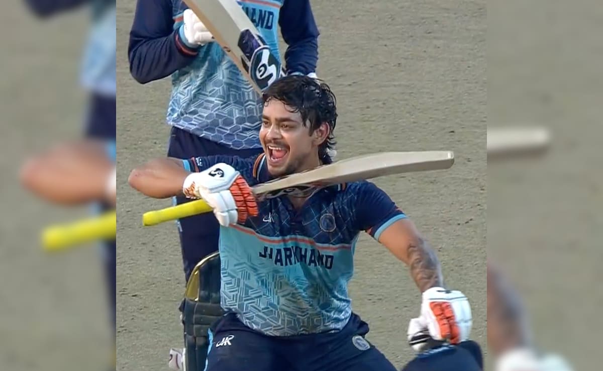 Ishan Kishan Surpasses MS Dhoni, Equals Abhishek Sharma After 45-Ball 100 In Syed Mushtaq Ali Trophy Final