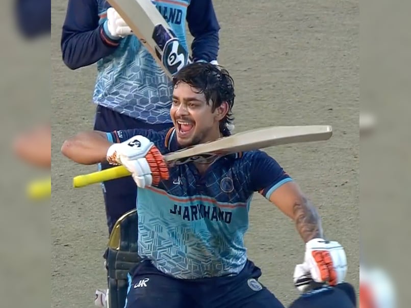 Ishan Kishan Surpasses MS Dhoni, Equals Abhishek Sharma After 45-Ball 100 In Syed Mushtaq Ali Trophy Final