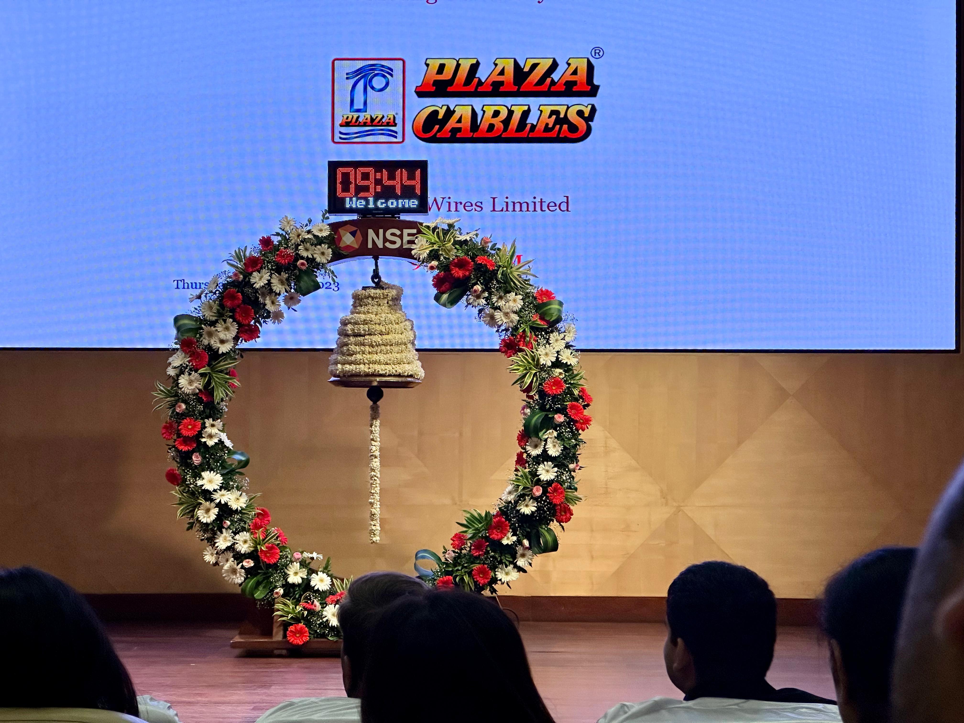 Plaza Wires Shares Debut At 55.56% Premium Over IPO Price