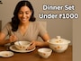 Dinner Set Under 1000: इन शानदार डाइनिंग सेट के साथ अपने घर को दें स्टाइलिश और बजट-फ्रेंडली टच, देखें डील्स