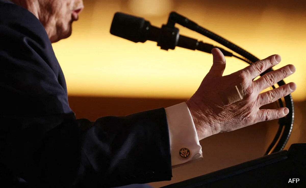 "He Is Constantly Shaking Hands": White House On Trump's Bandaged Hand