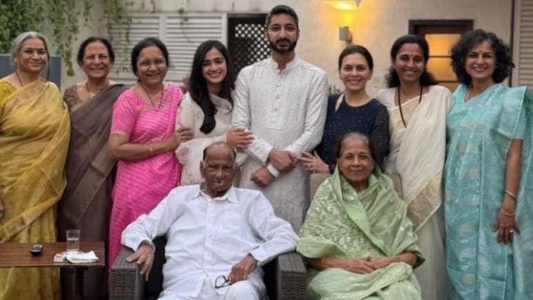 Sharad Pawar's Family In Focus As Jay Pawar, Rutuja Patil Set To Marry: Who Are They?