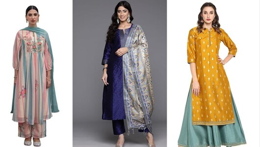 Sale on women Kurta Set: स्&zwj;टाइल ऐसा कि मुड़-मुड़ कर देखेंगे लोग, आधे हुए दाम, आज ही करें ऑर्डर