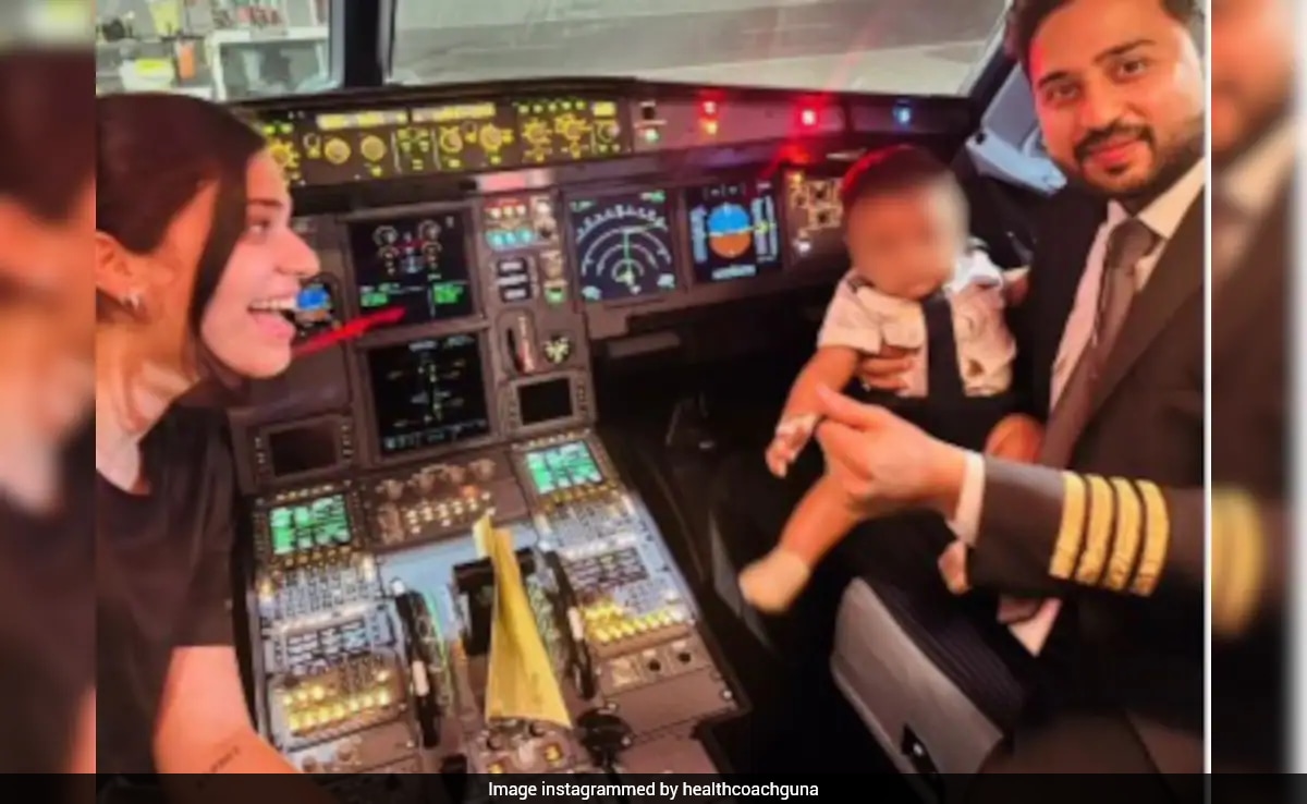 Watch: Indian Pilot Takes Son On His First Flight, Melts Internet: "Absolute Joy"