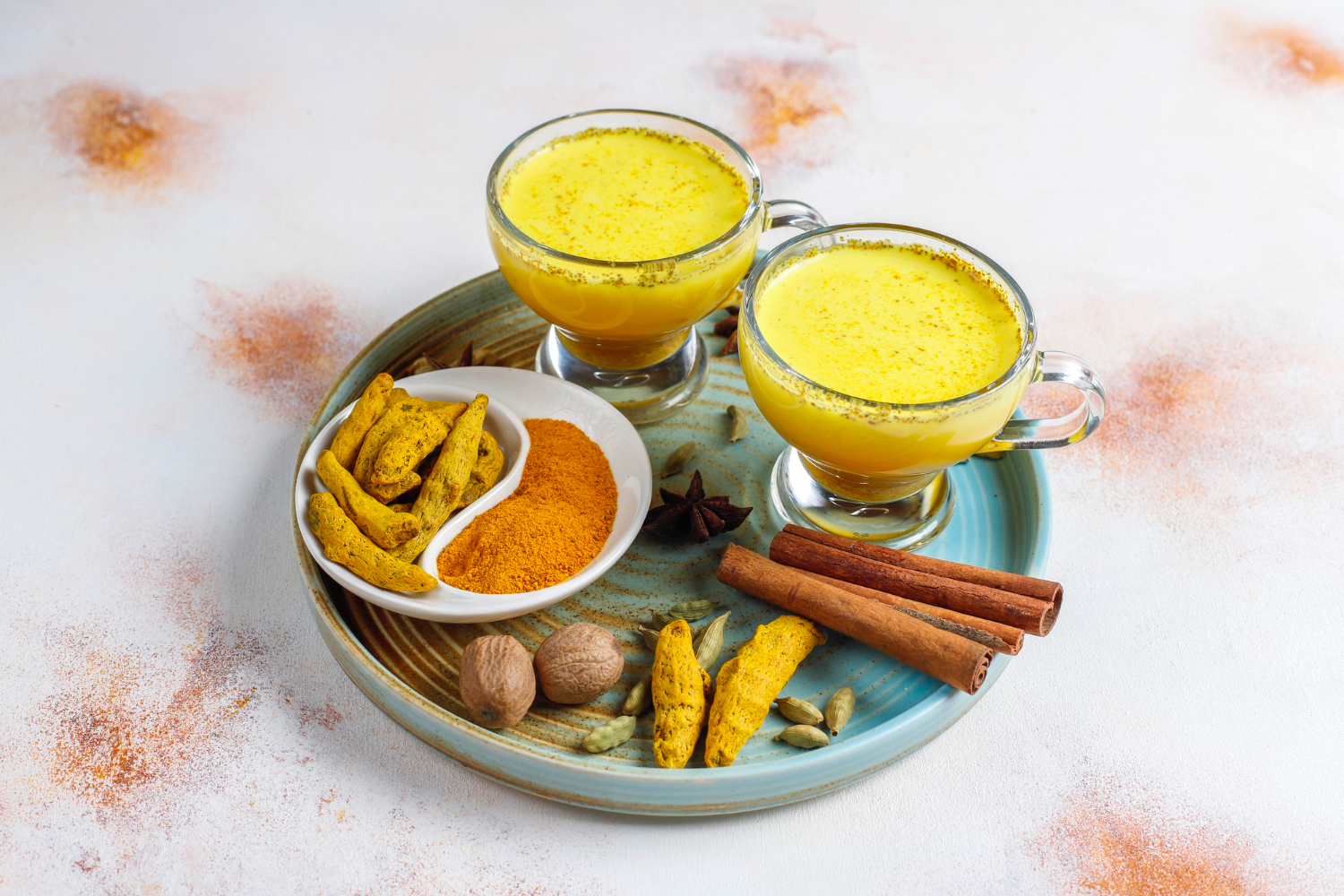 Haldi or turmeric milk benefits for skin.