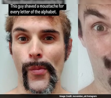 क्रिएटिविटी की मिसाल! दाढ़ी-मूंछ को अक्षरों का रूप देकर शख्स बना इंटरनेट स्टार, अनोखा हुनर देख चौंके लोग