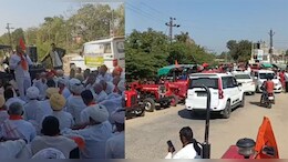 रानीवाड़ा में क&zwj;िसानों ने न&zwj;िकाली ट्रैक्&zwj;टर रैली, 7 द&zwj;िनों से धरने पर बैठे