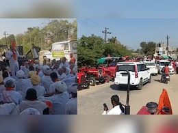 रानीवाड़ा में क&zwj;िसानों ने न&zwj;िकाली ट्रैक्&zwj;टर रैली, 7 द&zwj;िनों से धरने पर बैठे