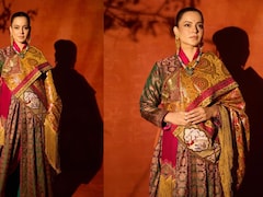 Kangana Ranaut's Goncha-Inspired Banarasi Outfit Is An Ode To Ladakhi Heritage