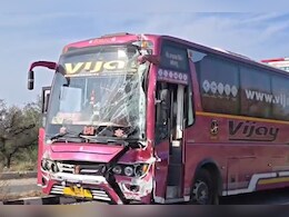 Khatushyamji: नैनीताल से खाटूश्याम जा रही बस हादसे का शिकार हो गई, कंटेनर से टक्कर के बाद सड़क पर लंबा जाम