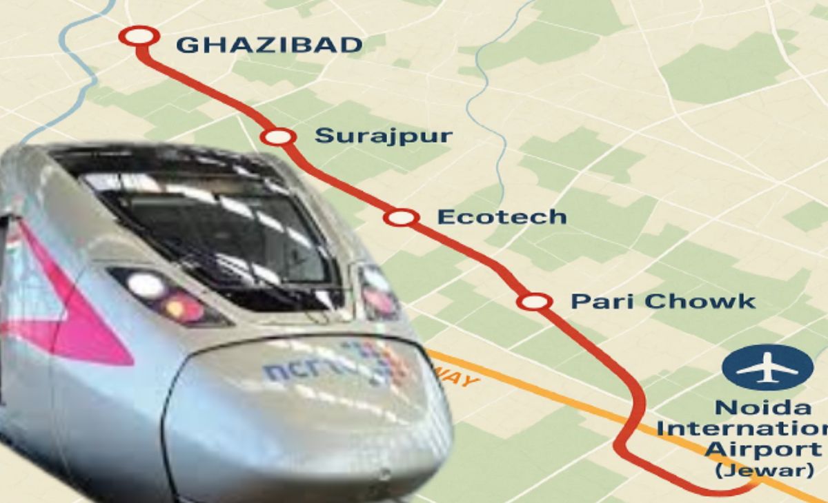 नोएडा एयरपोर्ट तक हाईस्पीड नेटवर्क, गाजियाबाद तक दौड़ेगी रैपिड रेल, सूरजपुर, दनकौर भी जुड़ेंगे