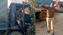 सरकारी ट्रक के एक्&zwj;सीडेंट के बाद जमकर नाचा प्रधान आरक्षक, शराब के नशे में लगाए ठुमके