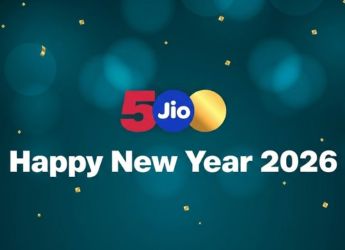 Jio चे नवीन Happy New Year 2026 प्रीपेड प्लॅन ₹103 पासून, Google Gemini Pro सुद्धा मिळणार