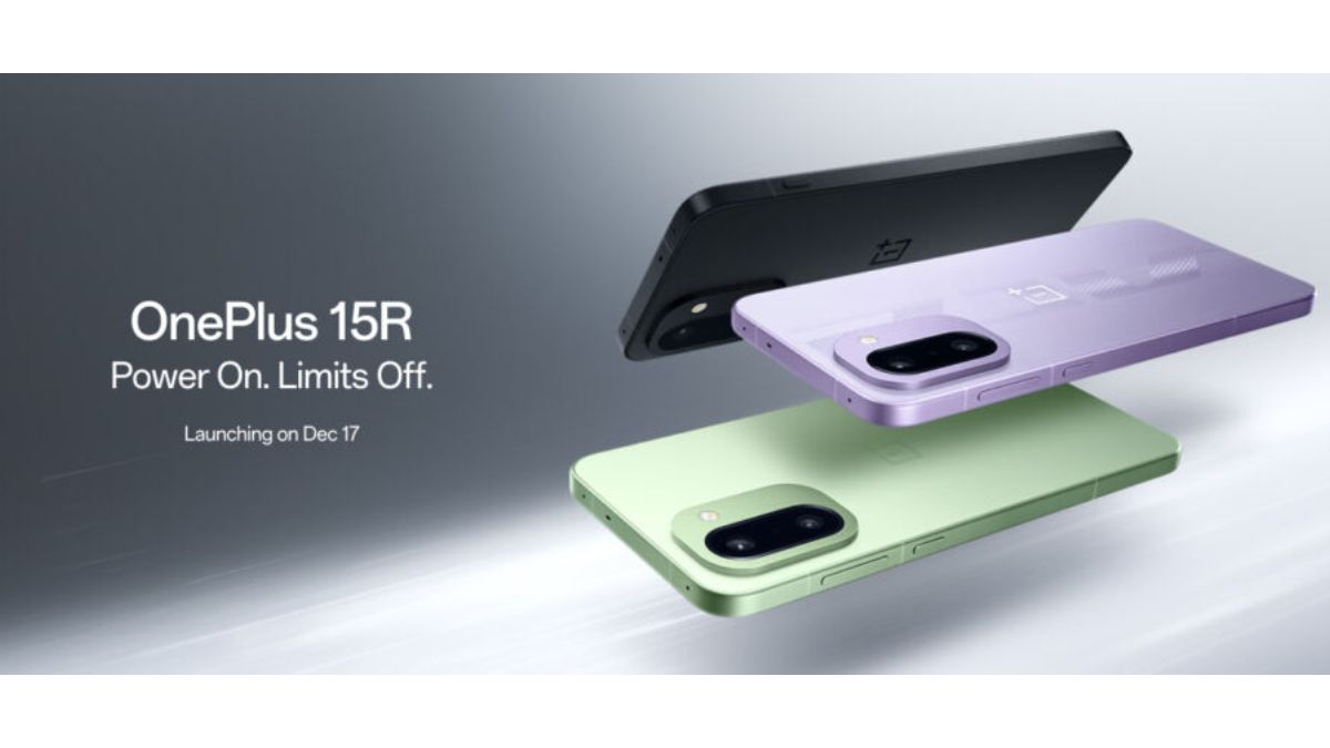 17 डिसेंबर लॉन्चआधी OnePlus 15R ची किंमत व स्टोरेज माहिती आली समोर