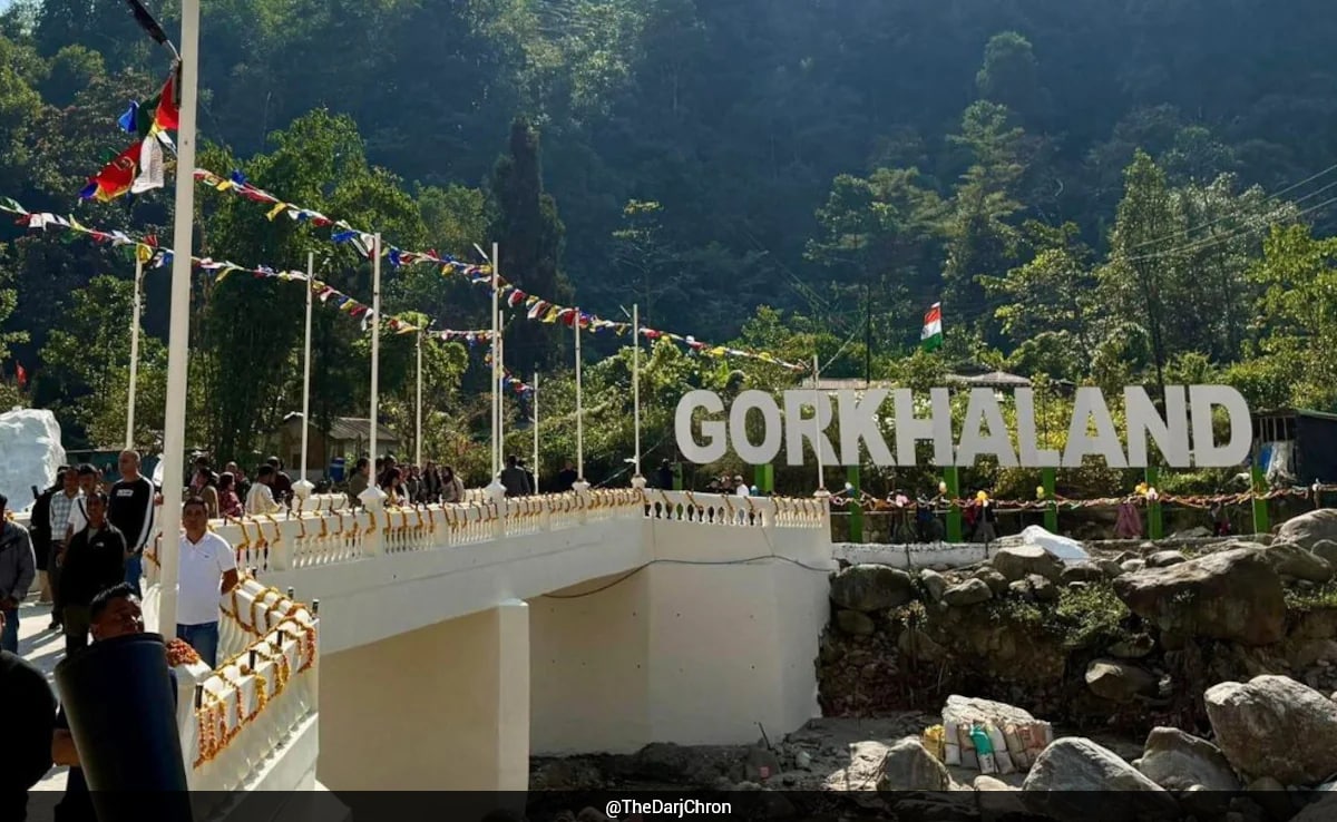 Locals Pool In Money, Build A Bridge Called 'Gorkhaland' Near Darjeeling
