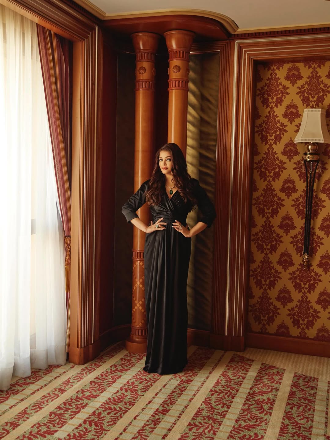 Aishwarya Rai Goes All Black In A Minimalist Gown For Red Sea International Film Festival