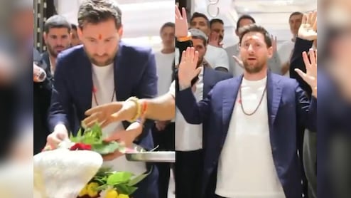 लियोनेल मेस्सी ने किया 'हर हर महादेव' का उद्घोष, महाआरती में हुए शामिल, सामने आया वीडियो