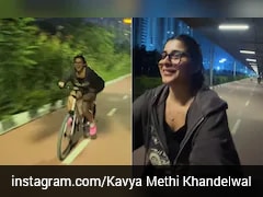 Woman's 2 AM Cycling Joyride In Hyderabad Wins Hearts Online: 
