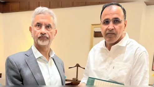 विदेश मंत्री जयशंकर से मिले सांसद उम्मेदाराम बेनीवाल, सऊदी में मृत युवक की लाश राजस्&zwj;थान लाने की मांग