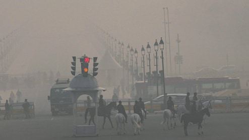 Toxic Haze Hangs Over Delhi As 12 Stations Log 'Severe' Air Quality