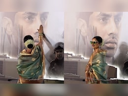 Rekha Gives A Flying Kiss To Amitabh Bachchan's Grandson Agastya Nanda's Poster At <i>Ikkis</i> Screening