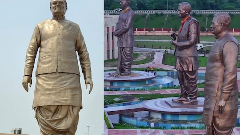 BJP ने लखनऊ में यूं ही नहीं बनाईं अपने शिखर पुरुषों की 65 फीट ऊंची ये 3 मूर्तियां, जरा भाव-सार समझिए