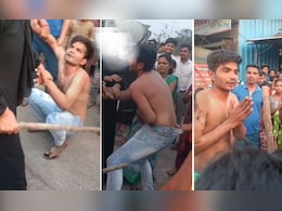 लात-डंडों से सरेआम पिटाई... छेड़छाड़ करने वाले मनचले की महिला ने ऐसी लगाई क्लास कि मांगने लगा माफी