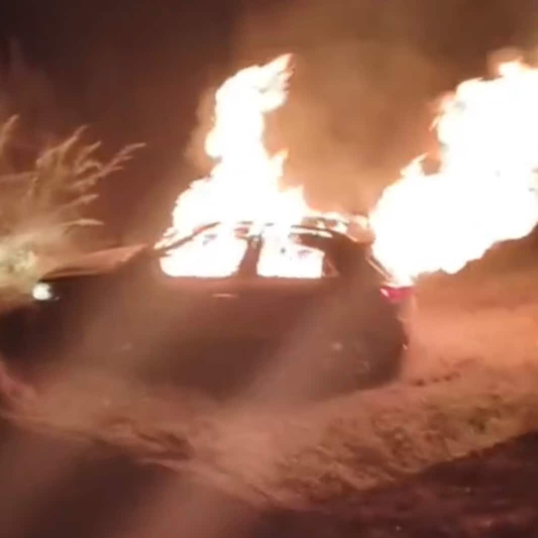 Tragic Loss: Karnataka Police Inspector Perishes in Fiery Car Crash After Vehicle Hits Divider