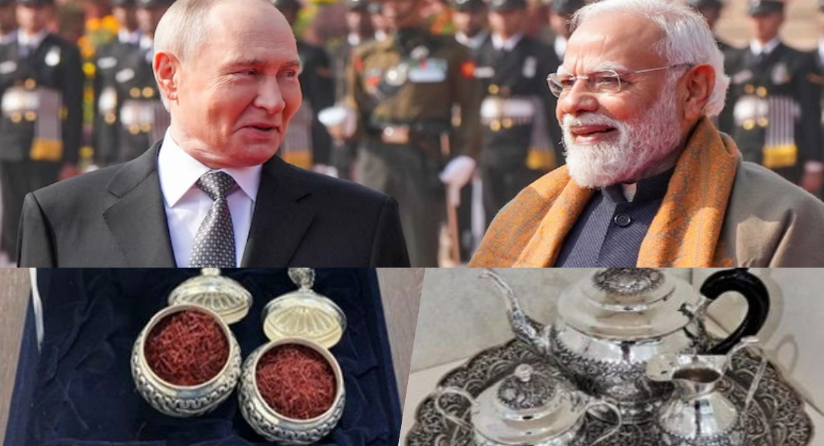 कश्मीरी केसर, चांदी का... PM मोदी ने अपने अजीज दोस्त पुतिन को जानिए क्या-क्या दिया रिटर्न गिफ्ट