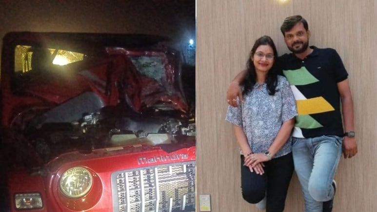 निंबाहेड़ा फोरलेन पर थार का कहर, नीमच के स्कूल संचालक दंपती समेत 3 की मौत, एक गंभीर रूप से घायल, शादी समारोह से लौट रहे थे पति-पत्नी