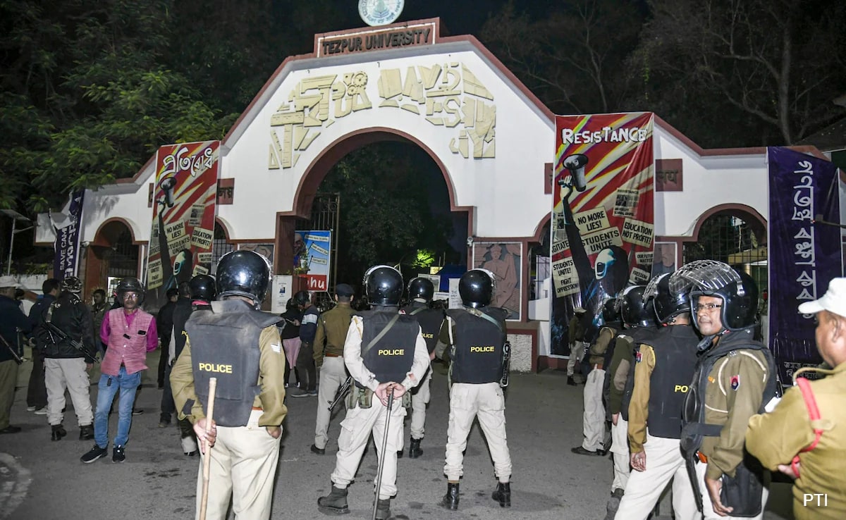 Centre To Probe Tezpur University Vice Chancellor As Protest Continues