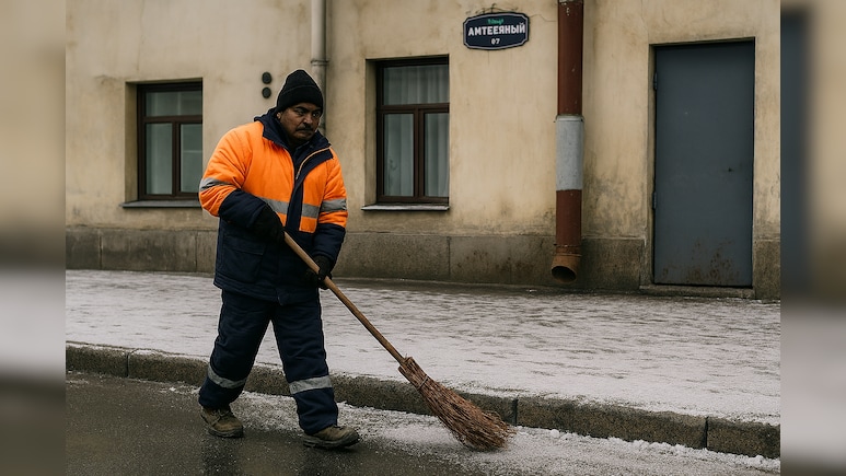 माइक्रोसॉफ्ट AI के लिए काम करने वाला भारतीय रूस में लगा रहा झाड़ू, आखिर ऐसी भी क्या मजबूरी