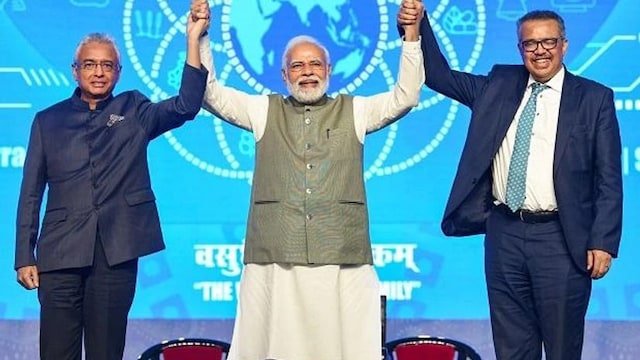 PM Modi, WHO's DG Tedros at the launch of Global Centre For Traditional Medicine, Jamnagar 2024