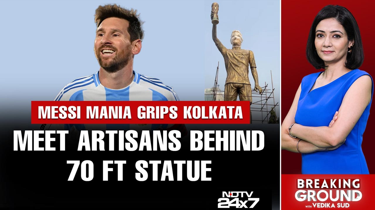 Messi Mania Grips Kolkata: Meets Artisans Behind 70 Ft Statue