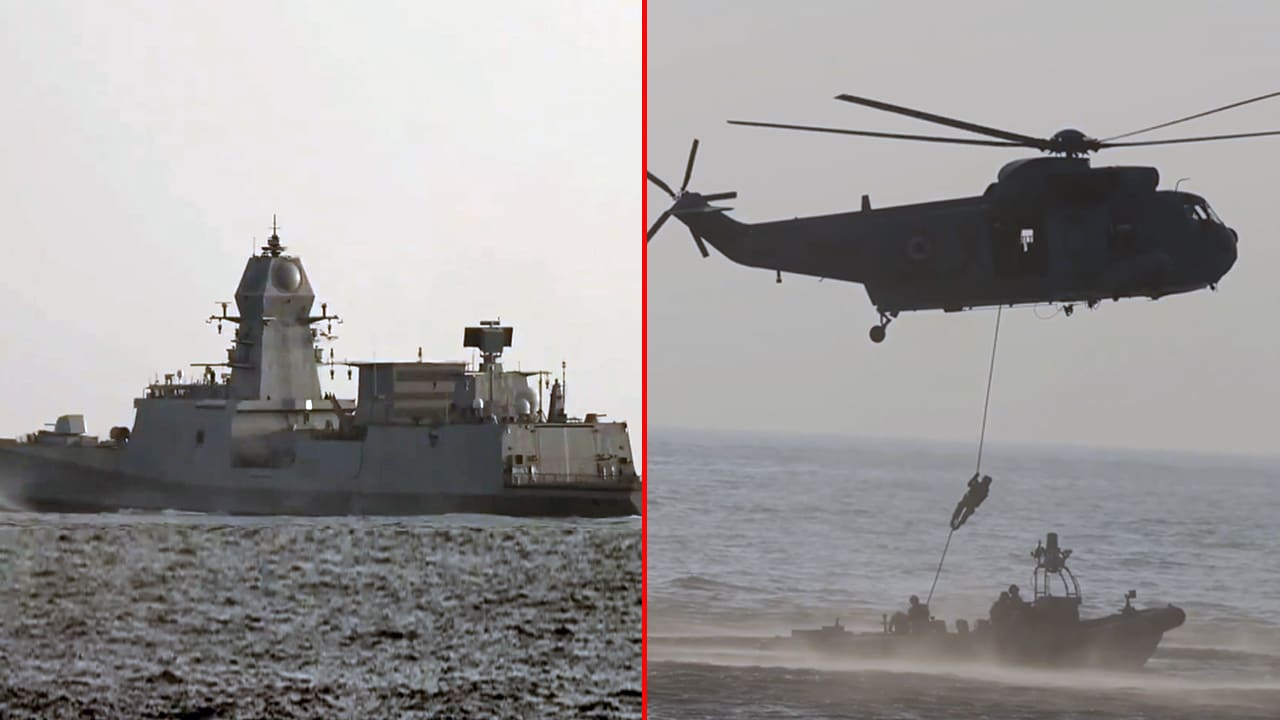 Indian Navy Showcases Prowess On Navy Day, Signals Dominance Over Indian Oceans