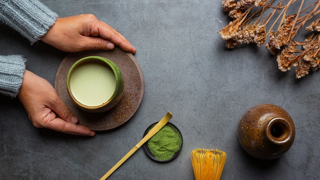 Matcha for anxiety and stress relief.
