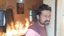 Video: Man Sets Panchayat Office Ablaze, Accuses Officials Of Neglect