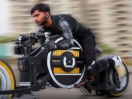 Surat Students Turn Junkyard Parts Into AI Motorcycle Garuda; Become Viral Sensation