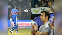 Watch: Gambhir's Standing Ovation For India Star After Rare Century Of Sixes
