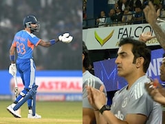 Watch: Gambhirs Standing Ovation For India Star After Rare Century Of Sixes