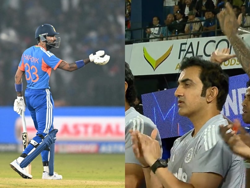 Gautam Gambhir's Standing Ovation For Hardik Pandya After India Star Completes Rare 'Century' Of Sixes vs SA