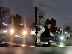 Gurugram Road Rage Caught On Dashcam As Wrong-Side Scorpio Blocks Car