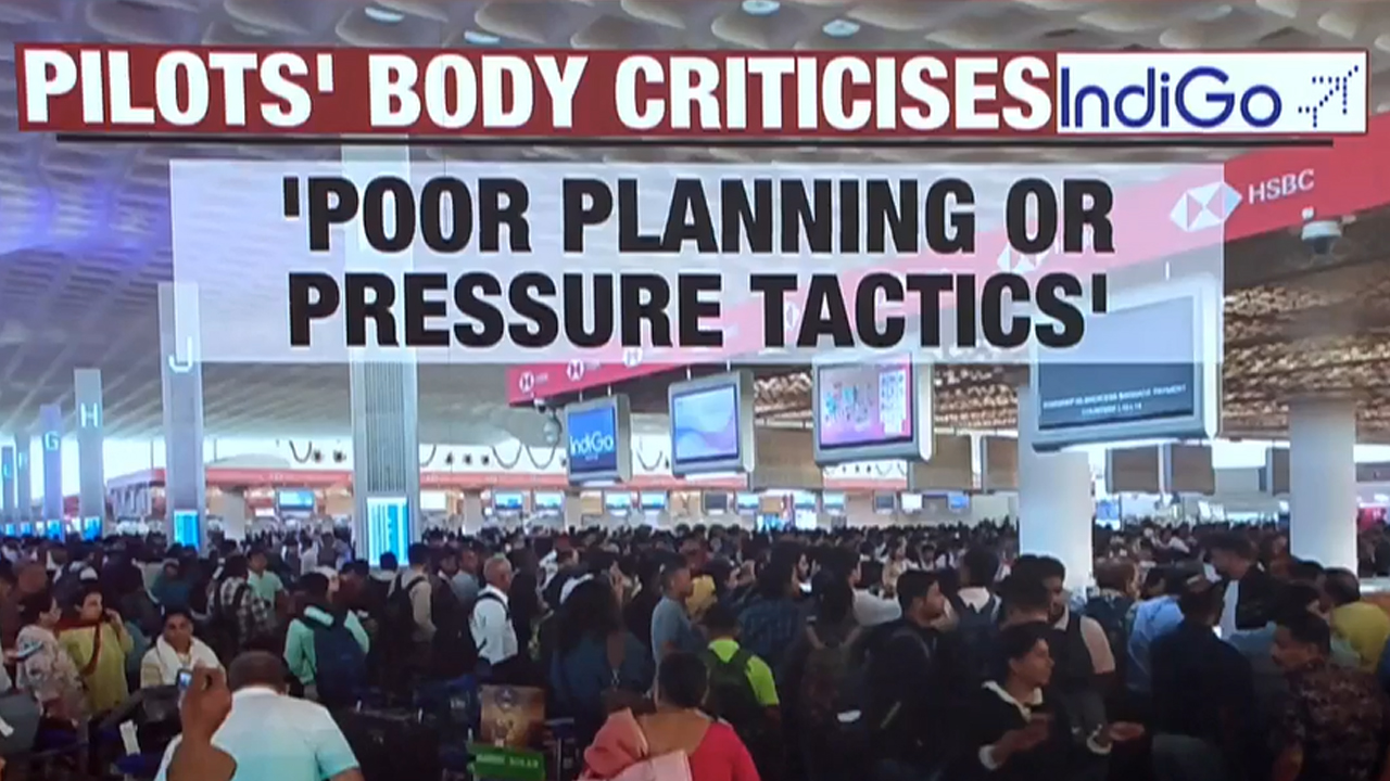 "'IndiGo Standard Time' Now Linked To Delays": Pilots Body Jabs Airline