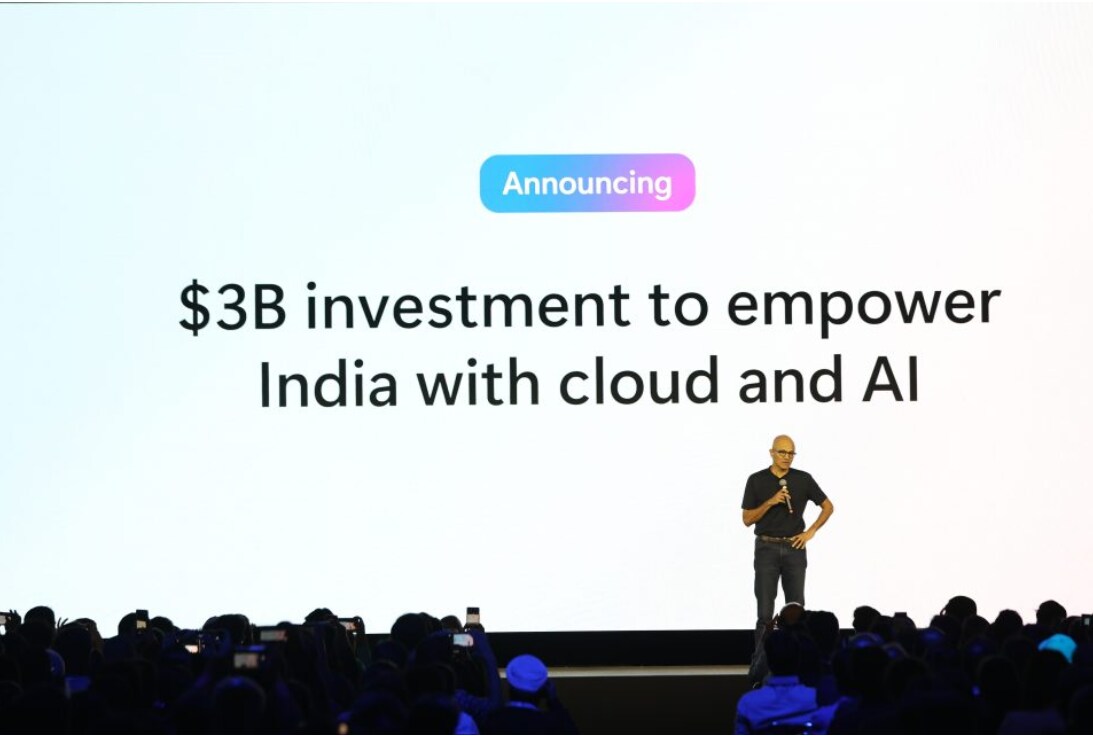 Microsoft To Invest $3 Billion In India Over Two Years: CEO Nadella 
