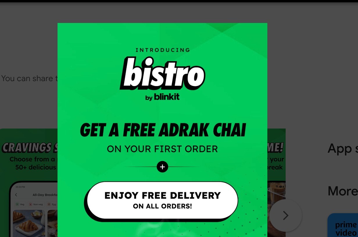 Zomato's Blinkit Launches Bistro For 10-Minute Food Delivery, To Take On Swiggy Bolt, Zepto Cafe