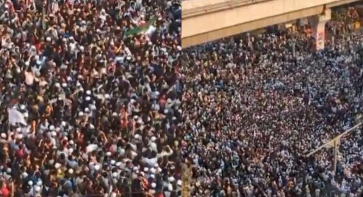 फिर जल उठा बांग्लादेश! युनूस की फिर बढ़ी मुश्किलें, ढाका की सड़कों पर लाखों प्रदर्शनकारी