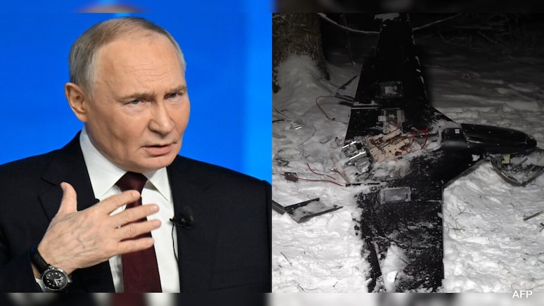 Russia Releases Video Of Downed Ukraine Drone That Attacked Putin's Home Russia Releases Video Of Downed Ukraine Drone That Attacked Putin's Home