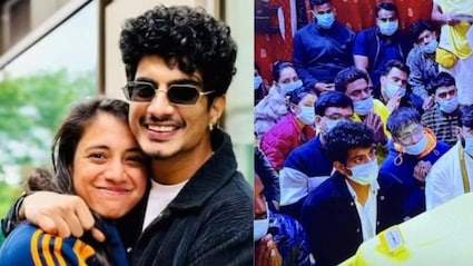 Smriti Mandhana's Fiance Palash Muchhal Visits Premanand Maharaj Ashram In Vrindavan After