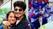 Smriti Mandhana&#039;s Fiance Palaash Muchhal Visits Premanand Maharaj Ashram